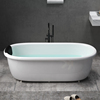 小户型家用亚克力浴缸椭圆环保祛甲醛独立式日式双层保温浴池