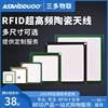 RFID陶瓷天线915MHz超高频圆极化高增益天线内置UHF阅读写器天线
