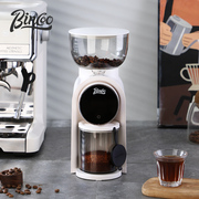 bincoo电动磨豆机咖啡豆研磨机咖啡，磨豆机家用换档自动意式磨粉器