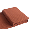 北欧轻奢现代简约新中式样高端板间沙发搭毯搭巾桔红色床尾巾床旗