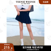 TeenieWeenie小熊奥莱休闲裤女短裤裙裤A字高腰女百褶韩版夏