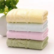 品3条装竹纤维毛巾加厚柔软强吸水家用回礼竹炭美容洗脸巾比纯棉
