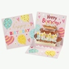 可爱动物生日贺卡卡通ins风，立体3d蛋糕，祝福礼物小卡片感谢贺卡片