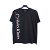 Calvin Klein/凯文克莱CK夏季男装竖列印花休闲圆领短袖T恤集C