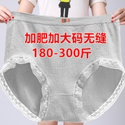 200-300斤加肥加大码女人蕾丝内裤，高腰胖mm中老年妈妈奶奶三角裤