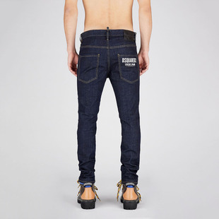 Dsquared2 D2次方 男士修身原色时尚长裤牛仔裤 S74LB1198 S30664