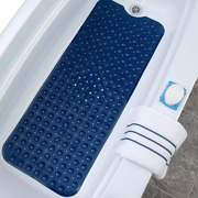 浴室浴缸垫带吸盘地垫，100*40cm加长款，pvc浴室防滑垫