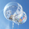 网红生日装饰波波球透明可装羽毛填充物纪念日diy玫瑰花材料气球