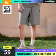 361运动短裤男2023夏季宽松休闲五分裤，针织卫裤直筒运动裤子