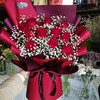 武汉鲜花店 11朵玫瑰花 武汉市区送货到家 鲜花花束 玫瑰花束