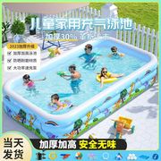 儿童充气游泳池加厚大人小孩宝宝婴儿泳池家用大型水池男女孩玩具