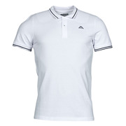 Kappa背靠背男装上衣运动短袖POLO衫白色夏季2024高尔夫球服