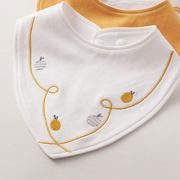 6个月新生宝宝口水巾三角巾，婴儿围嘴秋冬防水围脖男童女童口水兜