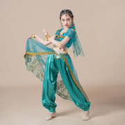 印度舞服装异域民族风女童肚皮舞演出服六一儿童节表演服舞蹈服