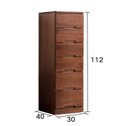 夹缝柜25/30/35cm超窄缝隙柜抽屉式收纳柜边柜储物柜实木小床头柜