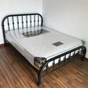 深圳简约欧式铁艺床公主床，1.2米单人床1.5米双人，50管加厚铁床