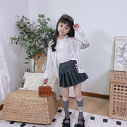 儿童超薄防晒开衫夏季女童洋气透气针织外套韩版中大童薄款空调服