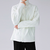 韩国ins白色高领毛衣男女，秋冬厚款宽松纯色针织衫开衫外套免烫潮