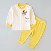 宝宝秋衣套装纯棉内衣长袖，打底衣服全棉婴儿幼儿1-2-3岁分体秋款