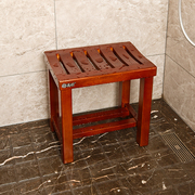 尚田防水洗脚凳浴室凳换鞋凳实木凳子防滑老人洗澡凳淋浴房矮板凳