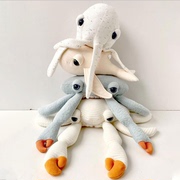 INS北欧纯棉螃蟹抱枕可爱小螃蟹玩偶公仔儿童安抚娃娃玩具陪睡觉