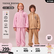 teenieweeniekids小熊童装男女童，23年款秋冬抗静电摇粒绒套装