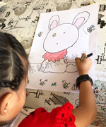 儿童绘画纸 铅画纸画画纸 特大白纸绘图纸4k8k16k加厚248开幼儿园