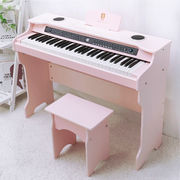 俏娃宝贝61键木质，电钢琴儿童宝宝智能电子钢琴，玩具乐器多功能数码