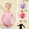 芭蕾舞练功服夏季形体儿童女上衣粉女童连体半身幼儿黑色跳舞专用