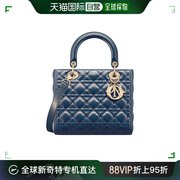 香港直邮dior中号，ladydior徽标单肩包m0565onks