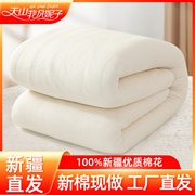 天山非凡妮子新疆棉被垫被100%全棉，纯棉花被芯棉絮手工被子冬被