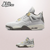 耐克NIKE Air Jordan 4AJ4灰绿色男女款复古中帮篮球鞋DV3742-021