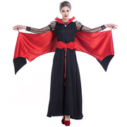万圣节吸血鬼服装成人女个性，古怪魔鬼角色扮演cosplay蝙蝠衣服
