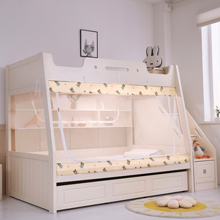 子母床1.5米上下铺梯形，双层床1.2m高低，儿童床1.35m上下床全底蚊帐