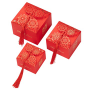 喜糖盒子2023结婚专用中国风婚礼喜糖包装空盒婚庆糖果盒