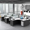 办公家具简约电脑职员办公桌，屏风隔断工位，员工办公桌椅组合定制