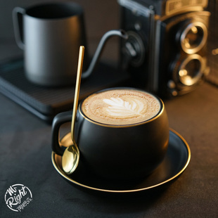 荷适先森 北欧风咖啡杯 陶瓷欧式咖啡杯碟套装 简约英式下午茶杯