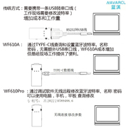 WF610A串口RS232转RJ45转无线交换机路由器无线蓝牙Console线