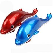 电动颈椎海豚按摩器多功能，全身按摩捶电脑，版红光振动按摩仪