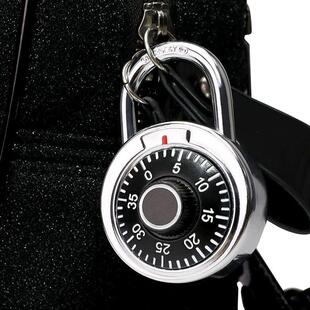 高安全(高安全)密码锁转盘，密码锁健身房锁转盘，锁门锁保险箱锁拉链锁圆挂锁