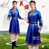 蒙古族舞蹈服装男筷子舞，服装少数民族舞蹈服蒙古舞欢草腾原表演服