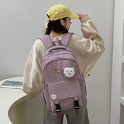 高中学生书包女初中生大容量背包，小学生日系，轻便双肩包女小众设计