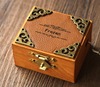  复古手摇音乐盒木质八音盒哈利波特天空之城创意生日礼物送