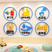 节约用水墙贴幼儿园主题墙环境布置温馨指示标语提示牌亚克力