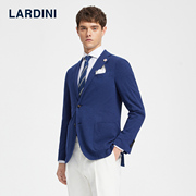 LARDINI意大利进口山羊绒桑蚕丝商务休闲单西服男肌理西装外套