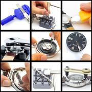 修表工具手表维修工具，调节表带更换电池，147件手表维修工具套装