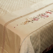 欧式床上用品奢华天丝提花套件，美式十件套结婚庆四件套