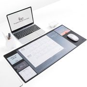 kinborfizz多功能办公桌垫写字黑白大号电脑垫家居桌垫带日历