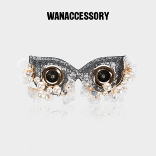 wanaccessory万蔻2022秋冬猫头鹰，换脸包配件面具，眼睛原创设计