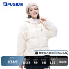 filafusion斐乐潮牌羽绒服，女2024春季灯芯绒，保暖加厚外套女